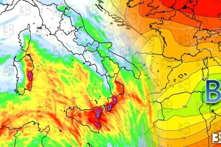 Arriva il ciclone mediterraneo, dopo il gelo i temporali: le regioni più colpite