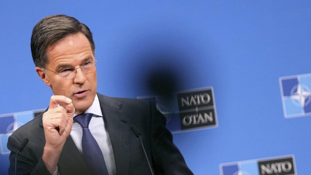 Rutte: "La sicurezza dell'Europa dipende dall'esito della guerra in Ucraina"