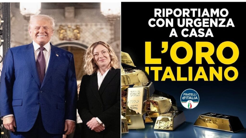 L'oro dell'Italia nelle mani di Trump: 85 miliardi in lingotti tricolore sono negli Usa