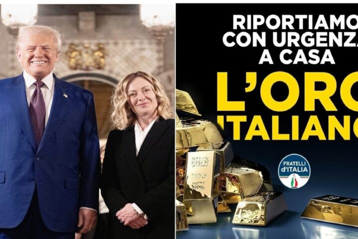 L'oro dell'Italia nelle mani di Trump: 85 miliardi in lingotti tricolore sono negli Usa