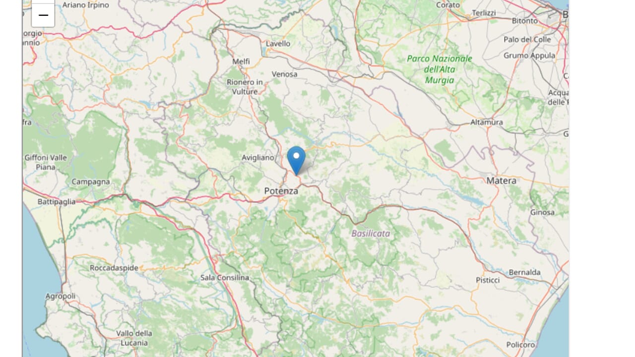 Forte scossa di terremoto in Basilicata: magnitudo 4.2