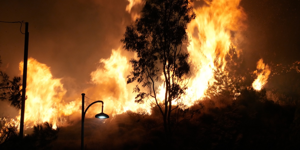 Arrestata una donna per incendio doloso sull'isola di Chios in Grecia