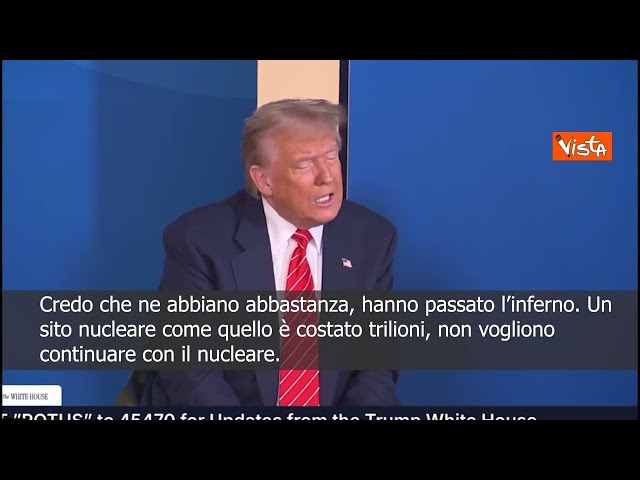 Attacco Usa all'Iran, Trump: «Una risposta decisiva come a Hiroshima e Nagasaki»