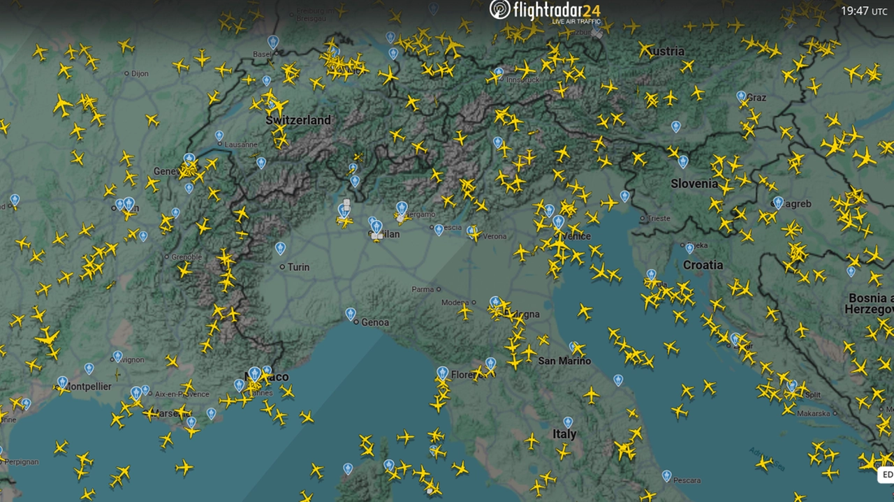 Guasto al radar di Milano: traffico aereo bloccato in Nordovest dalle 21