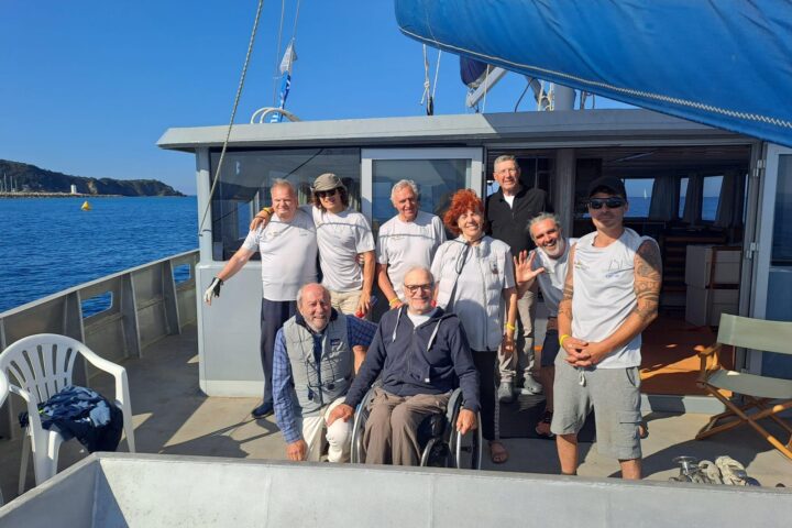 Il catamarano Elianto al trofeo: «l'inclusione nella vela italiana»