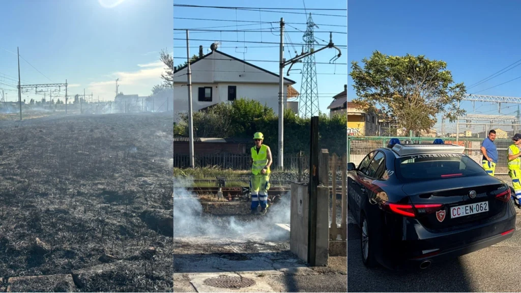 Incendio sui binari interrompe la linea a Pontedera, ritardi a Firenze
