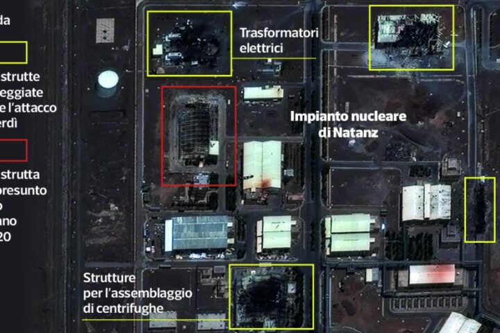 Iran: le immagini satellitari del sito nucleare di Natanz danneggiato dagli attacchi israeliani