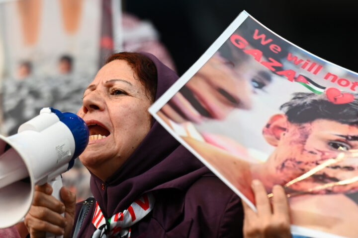 La "marcia verso Gaza" è attualmente ferma.