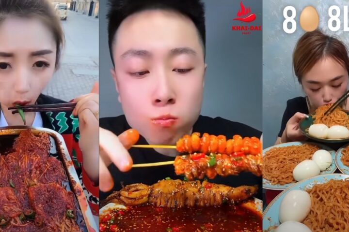 Le gare di cibo online in Cina continuano a crescere