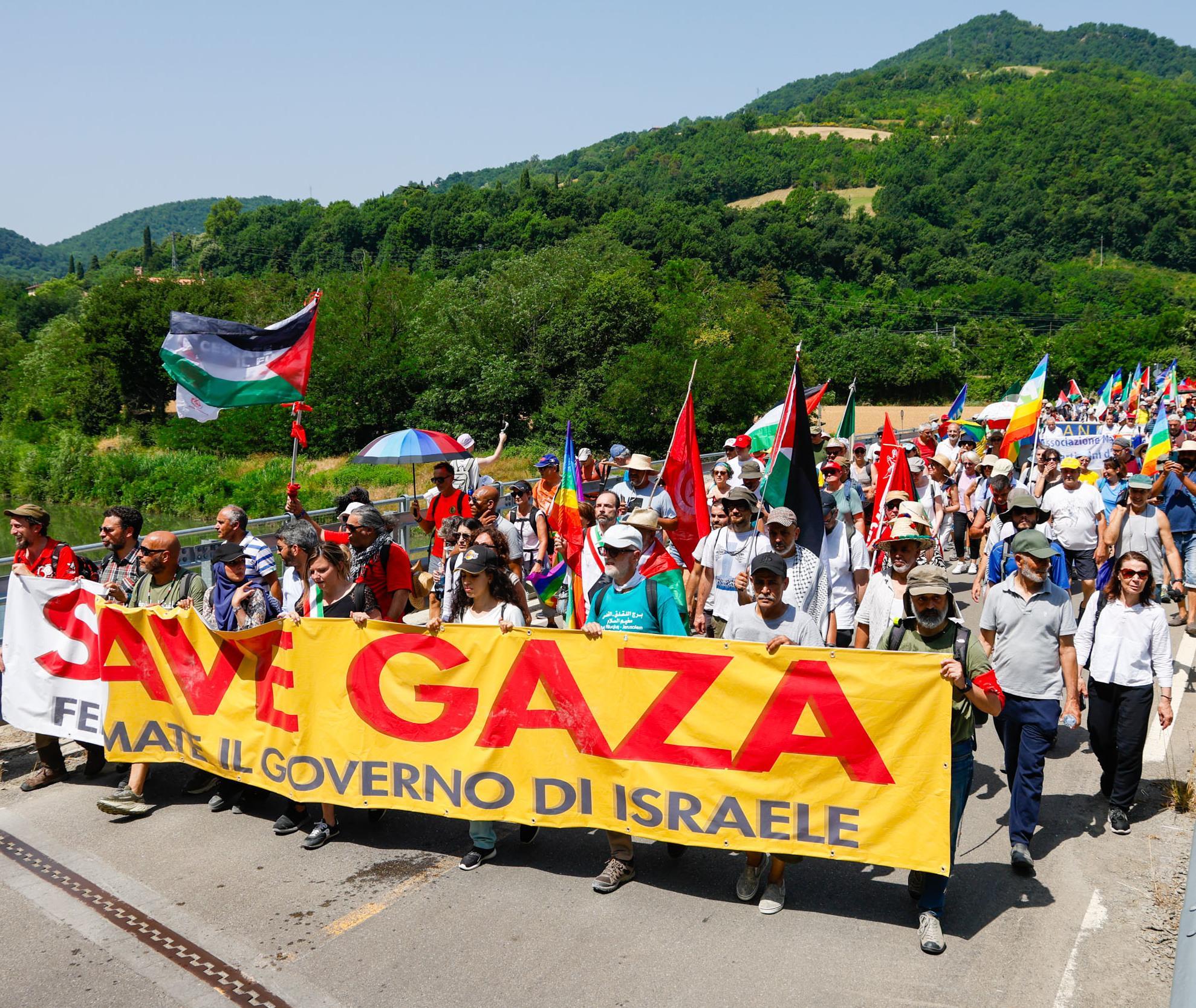 Marcia per Gaza: 8.000 a Marzabotto per dire "Stop al genocidio"