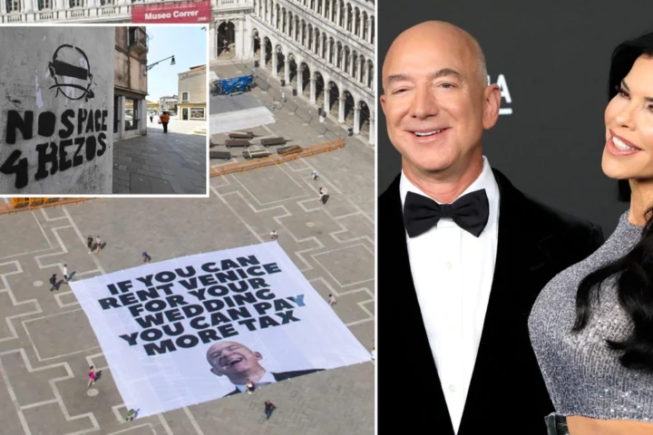 Matrimonio di Bezos a Venezia: proteste e proposta di trasloco all'Arsenale