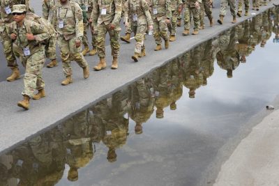 Trump ha partecipato alla sua parata militare