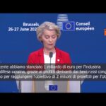 Von der Leyen: 1 miliardo di euro per la difesa ucraina