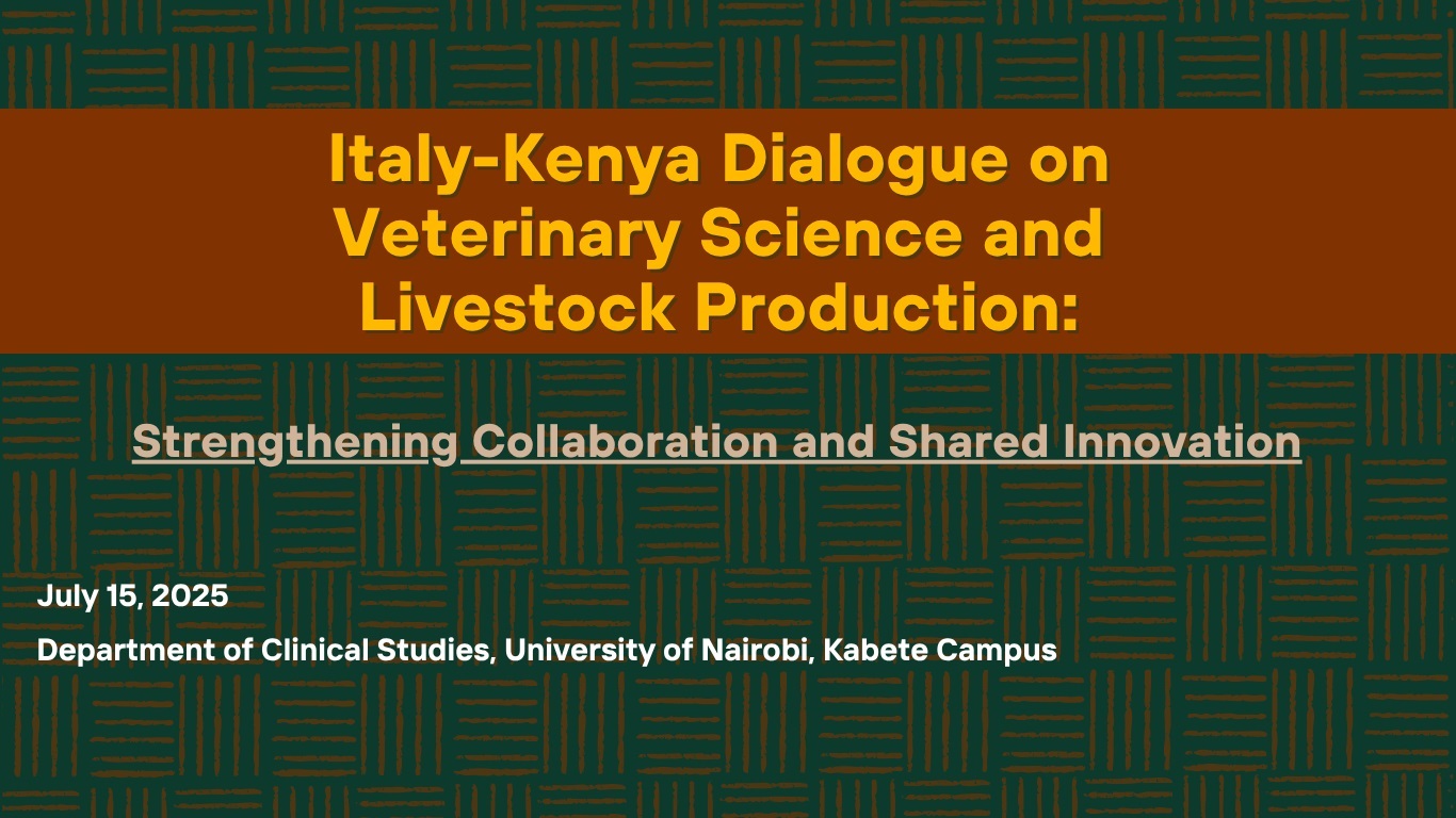 Dialogo Italia-Kenya su veterinaria e zootecnia, Tajani a Washington per discutere dazi USA