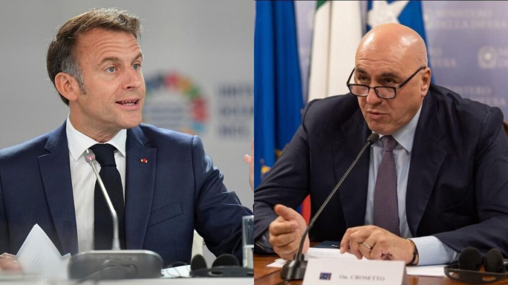 Guido Crosetto critica la Lega sulle spese militari: «Macron ha ragione»