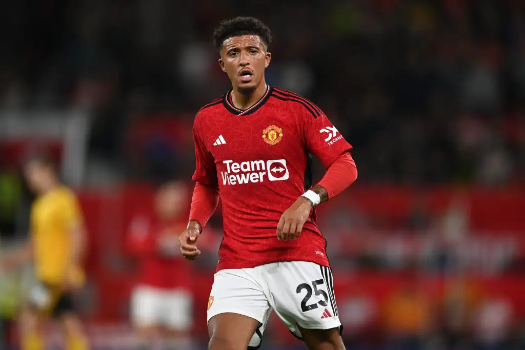 Jadon Sancho del Manchester United spinge per un trasferimento alla Juventus