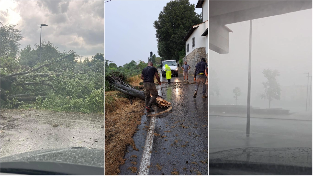 Maltempo in Toscana, forti temporali e grandinate a Firenze
