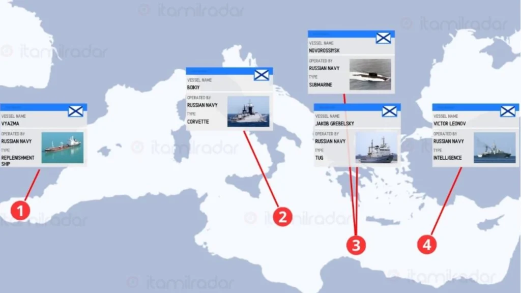 Navi russe nel Mediterraneo, i P-72A decollano da Sigonella: la situazione attuale