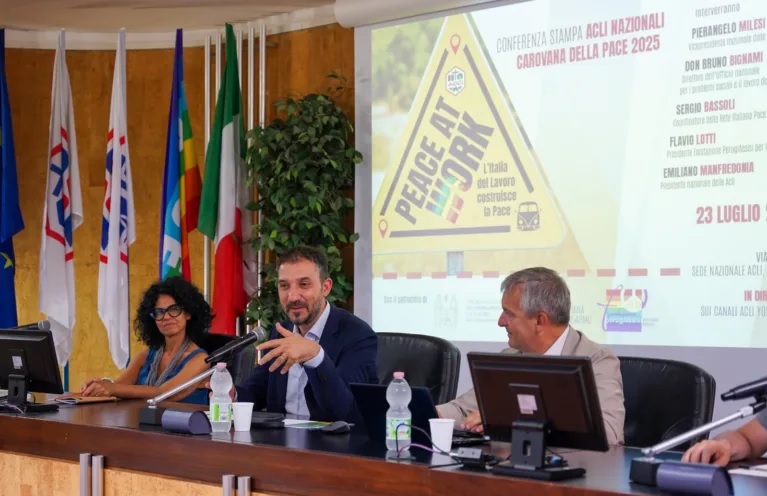 “Pace al lavoro”: a settembre inizia la carovana delle Acli contro l'economia di guerra e le disuguaglianze
