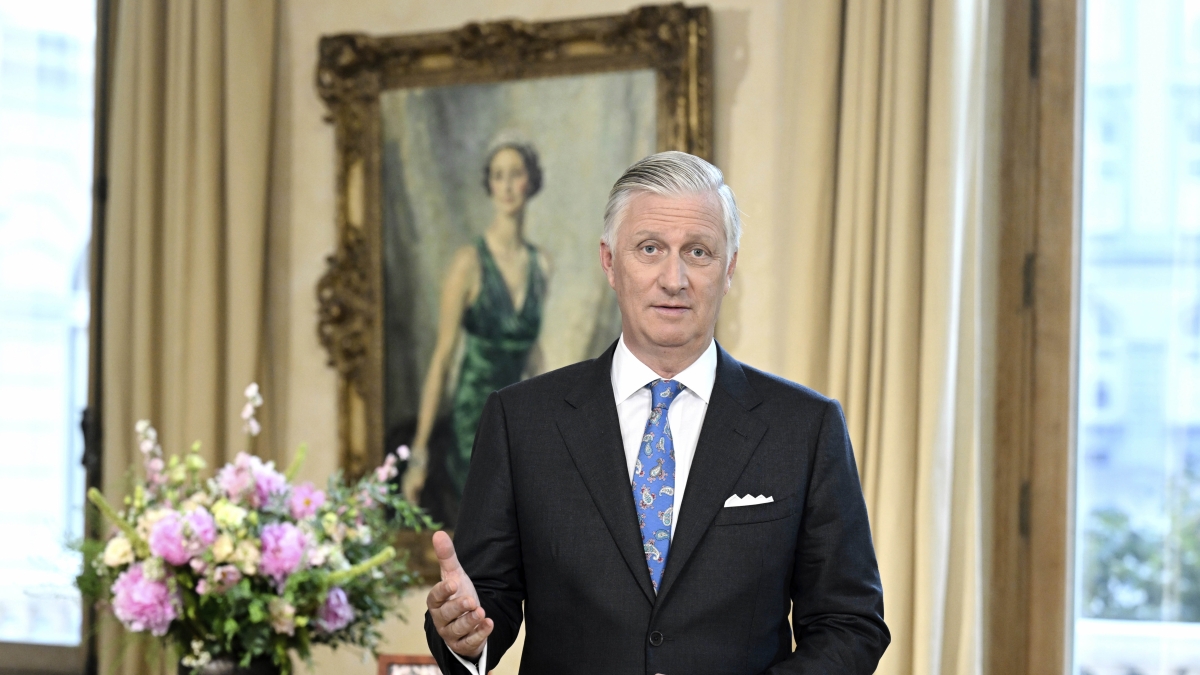 Re Filippo denuncia a Festa Nazionale: «Gaza è una vergogna per l'umanità, Europa prendi l'iniziativa»