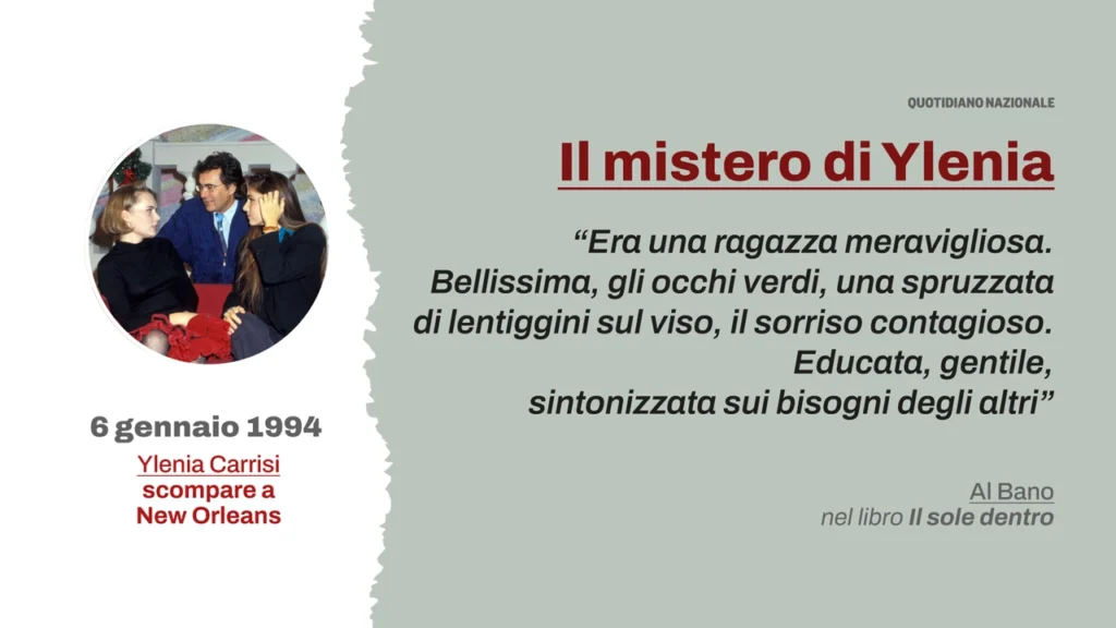 Scomparse: i misteri di Ylenia Carrisi e delle gemelline Schepp