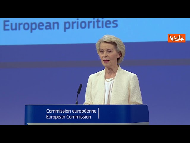 Von der Leyen presenta il bilancio Ue più ambizioso che rafforza la nostra indipendenza