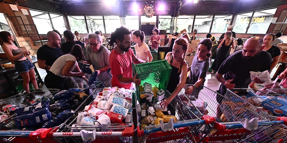 A Genova raccolte 300 tonnellate di cibo per Gaza in cinque giorni
