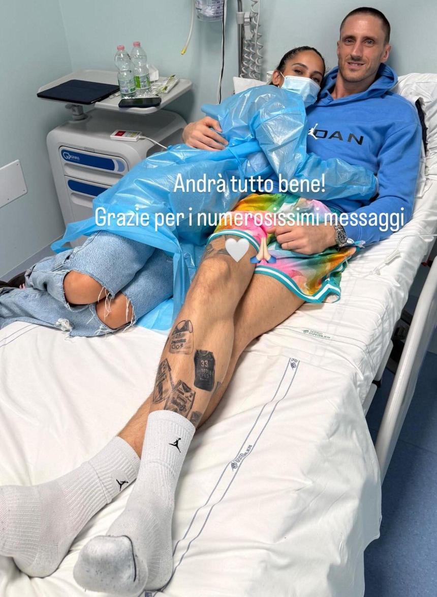 Achille Polonara firma con la Dinamo Sassari dopo la battaglia contro la leucemia