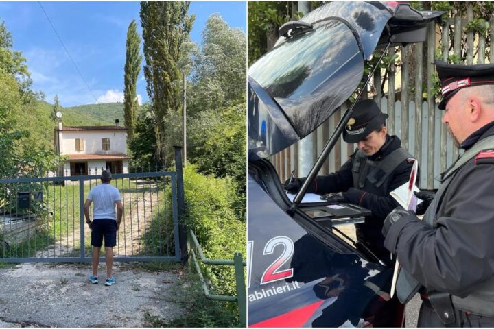 Cadavere di settantenne trovato sepolto vicino a villetta isolata ad Arrone, indagini in corso