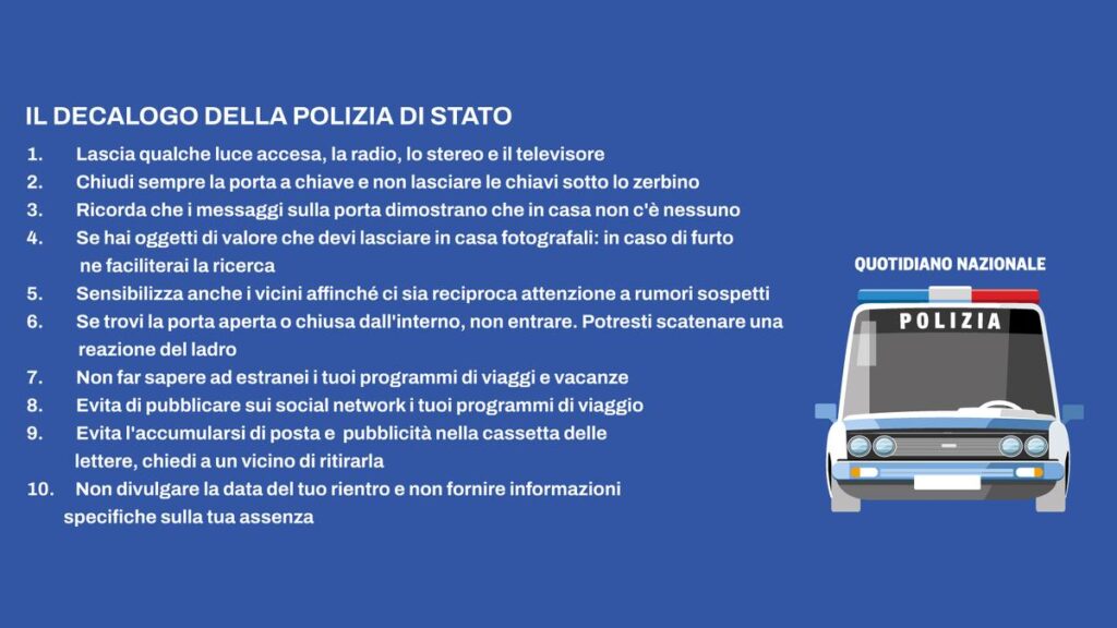 Furti in casa: come proteggersi dai ladri georgiani e i consigli della polizia di Stato