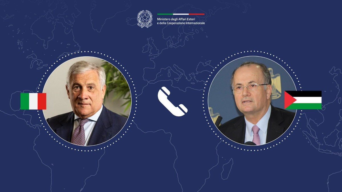 Italia in prima linea per gli aiuti a Gaza, Tajani incontra Mustafa e Aghabekian