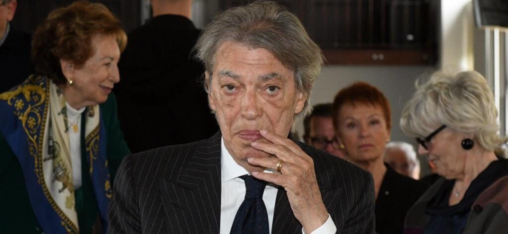 Massimo Moratti in terapia intensiva a causa di polmonite dopo crisi respiratoria