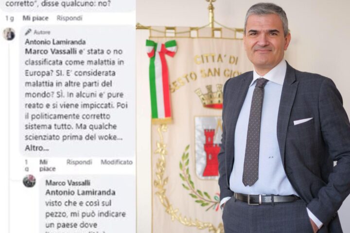Polemiche per le dichiarazioni di Antonio Lamiranda su omosessualità e malattia a Sesto San Giovanni