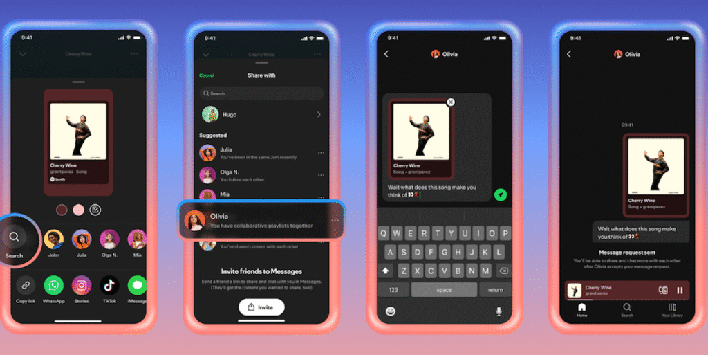 Spotify introduce una nuova funzione di chat disponibile per tutti gli utenti