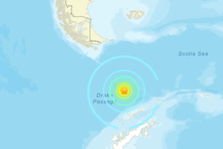 Terremoto di magnitudo 7,6 colpisce il Passaggio di Drake, allerta tsunami attivata