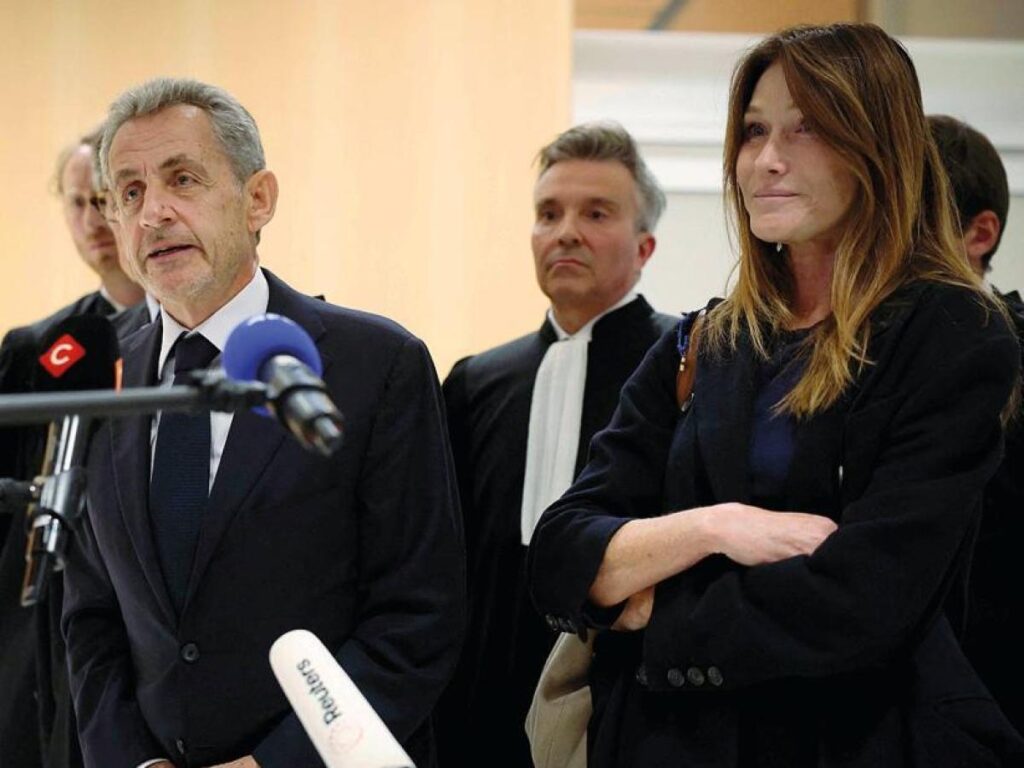 Carla Bruni-Sarkozy difende il marito Nicolas Sarkozy mentre è indagata per corruzione di testimone