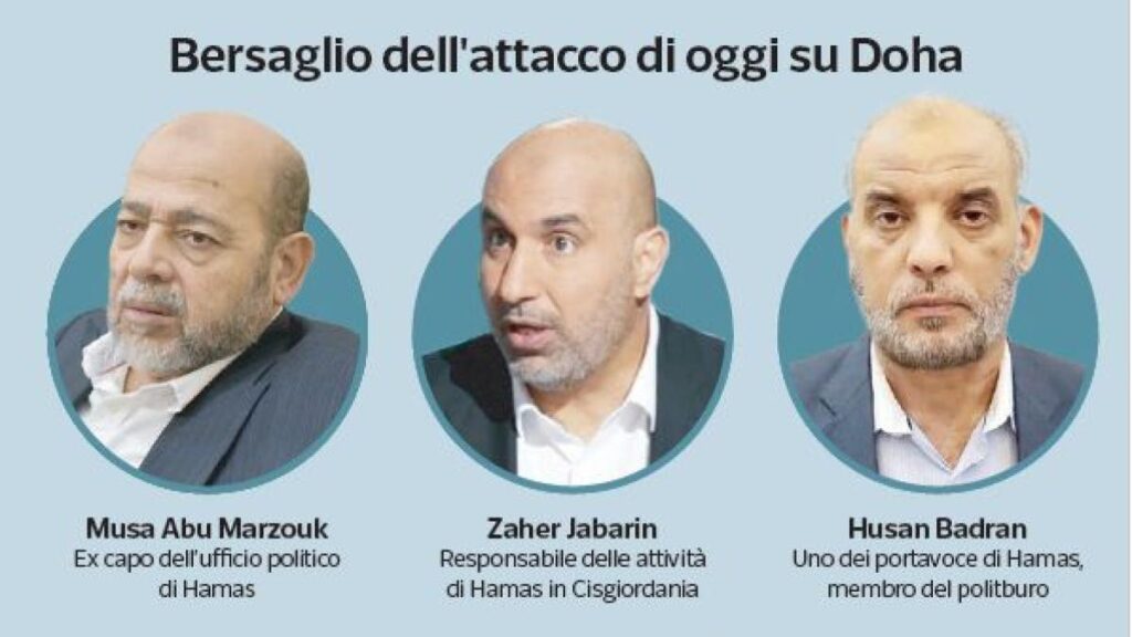 Chi sono i cinque leader di Hamas nel mirino di Israele