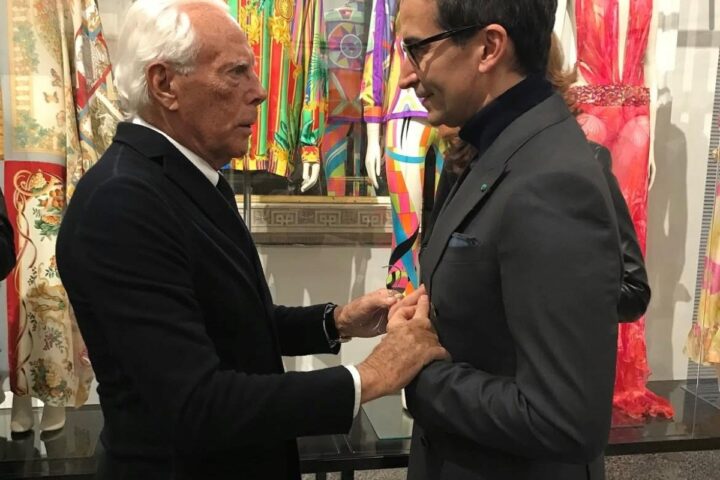 Federico Marchetti ricorda Giorgio Armani e il progetto di cotone rigenerato in Puglia con Re Carlo