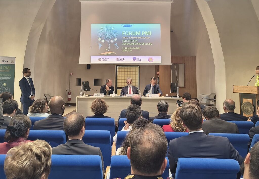 Giorgio Silli al Forum PMI Italo-latinoamericano evidenzia crescita e opportunità nel settore agroalimentare del Lazio