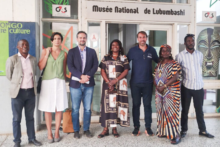 Marco Rusconi visita il Museo Nazionale di Lubumbashi nel contesto del progetto SAIMP