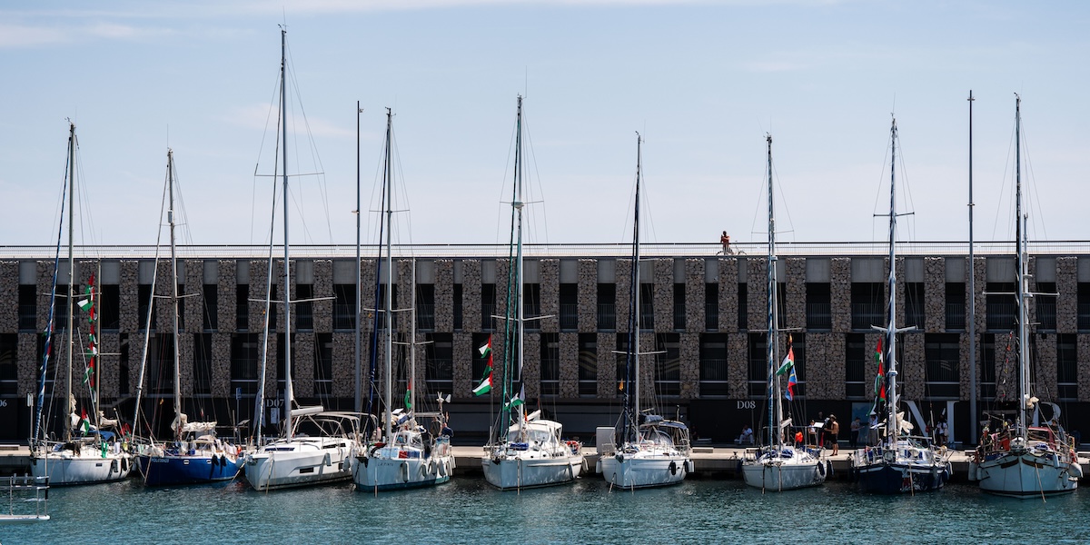 Posticipata la partenza delle barche italiane della Global Sumud Flotilla dal porto di Catania