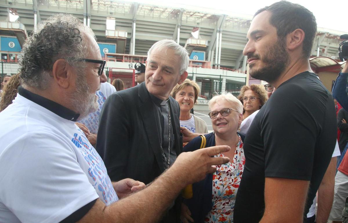 Prodi e Zuppi partecipano alla Grande Marcia Alzheimer a Cesena per raccogliere fondi