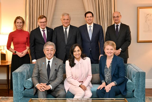 Tajani partecipa alla riunione dei Ministri degli Esteri del G7 a New York durante l'80ª sessione dell'Assemblea Generale dell'Onu