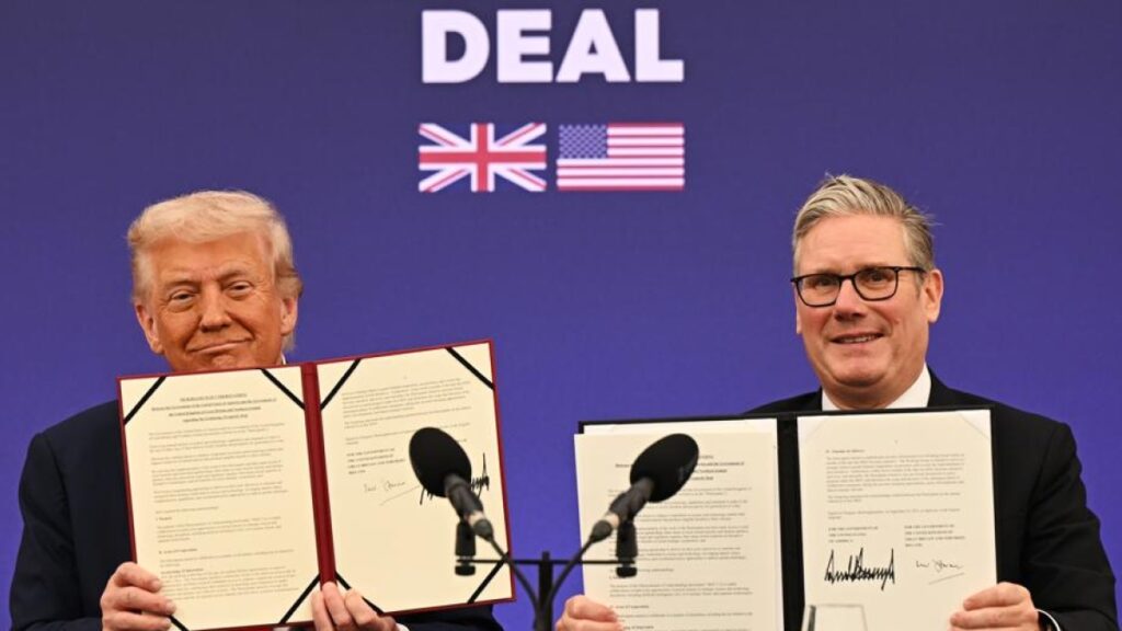 Trump e Starmer: partnership da 350 miliardi dopo visita di Stato nel Regno Unito