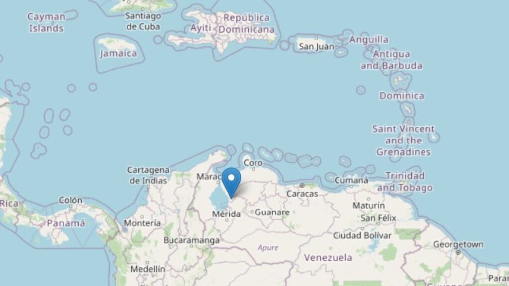 Un terremoto di magnitudo 6.1 colpisce il nord-ovest del Venezuela, epicentro a Mene Grande
