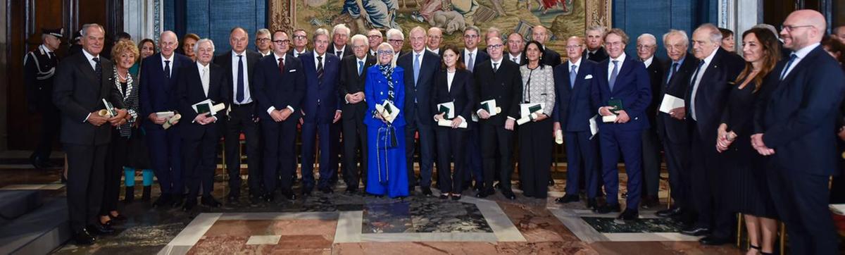 Al Quirinale premiati i 25 Cavalieri del lavoro, sei donne insignite per la prima volta