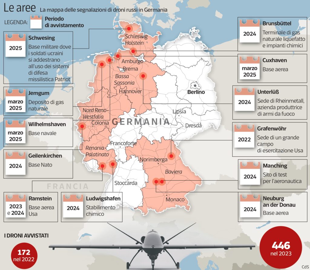 Chiusura dell'aeroporto di Monaco per droni non identificati: una novità per gli aeroporti civili tedeschi