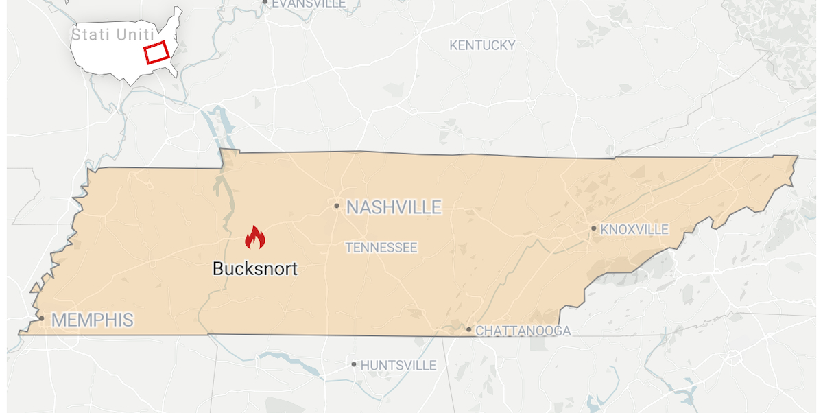 Esplosione in una fabbrica di munizioni a Bucksnort, in Tennessee: diverse vittime e feriti