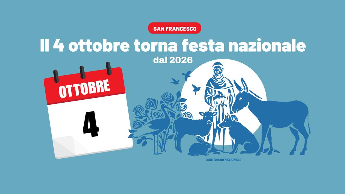 Il 4 ottobre diventa festa nazionale: approvazione della Camera e del Senato per San Francesco d'Assisi