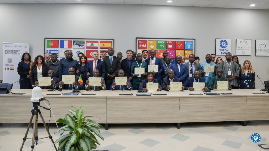 Il CIHEAM di Bari ospita i Ministri dell'agricoltura di Ghana, Repubblica del Congo e Senegal